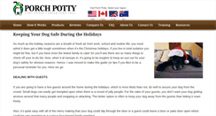Desktop Screenshot of blog.porchpotty.com