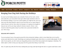 Tablet Screenshot of blog.porchpotty.com