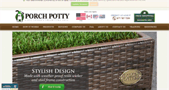 Desktop Screenshot of porchpotty.com